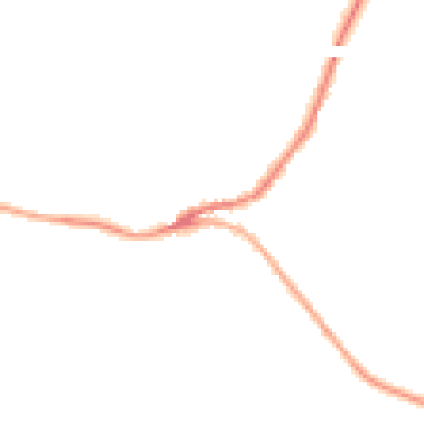 Night-time road noise heatmap for SN13 8NN