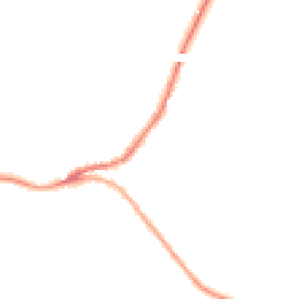 Night-time road noise heatmap for SN13 8NZ