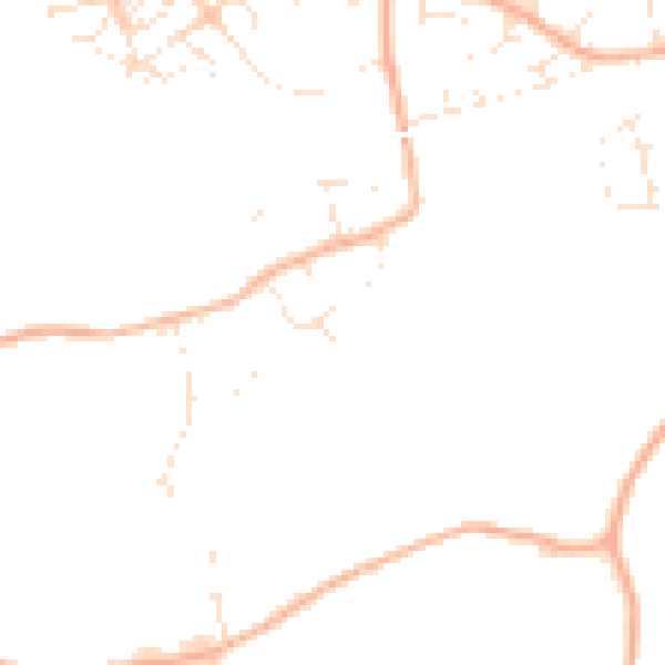 Daytime road noise heatmap for SN13 9GU