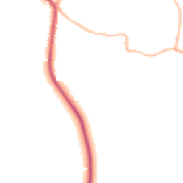 Daytime road noise heatmap for SN13 9PR