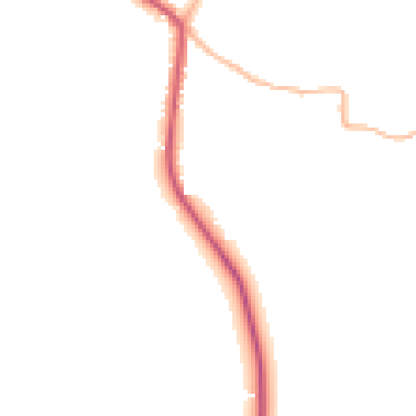 Daytime road noise heatmap for SN13 9PS