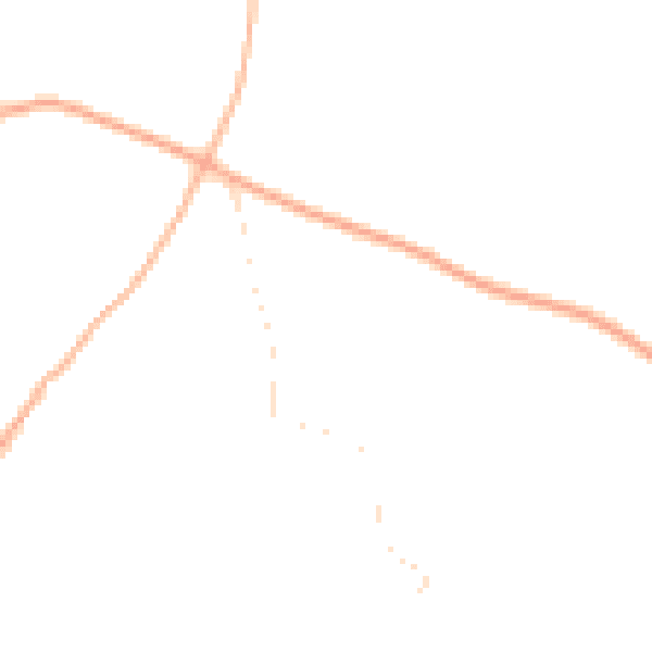 Daytime road noise heatmap for SN13 9QJ