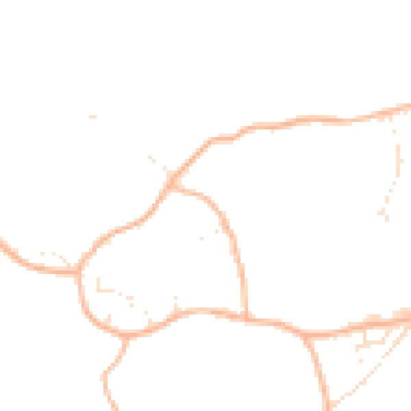 Daytime road noise heatmap for SN13 9RN