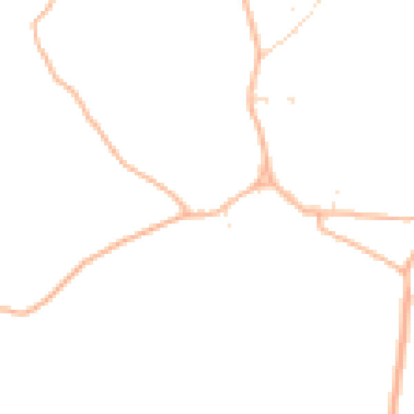Daytime road noise heatmap for SN13 9SZ