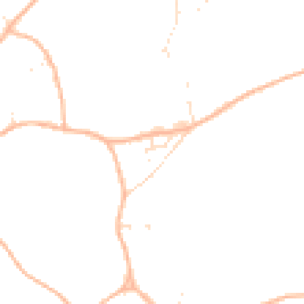 Daytime road noise heatmap for SN13 9TF