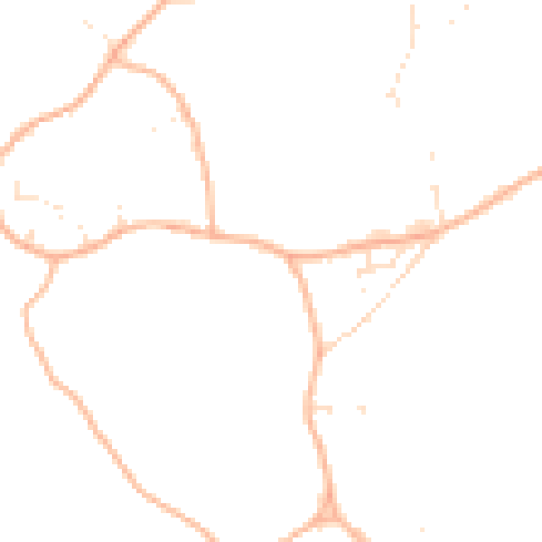 Daytime road noise heatmap for SN13 9XT