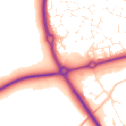 Daytime road noise heatmap for SN14 0AF