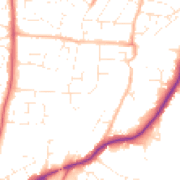 Daytime road noise heatmap for SN14 0AN