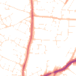 Daytime road noise heatmap for SN14 0AP