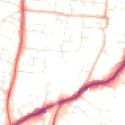 Daytime road noise heatmap for SN14 0AS
