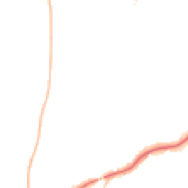 Night-time road noise heatmap for SN14 0AW