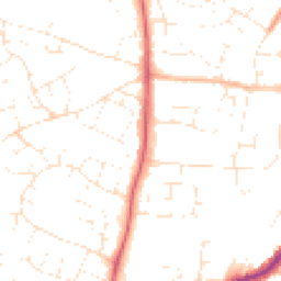 Daytime road noise heatmap for SN14 0AX