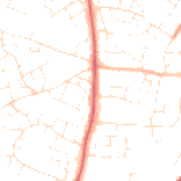 Daytime road noise heatmap for SN14 0AY