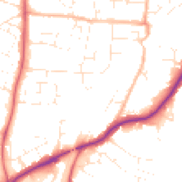 Daytime road noise heatmap for SN14 0BF