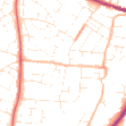 Daytime road noise heatmap for SN14 0BX