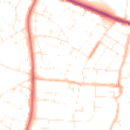 Daytime road noise heatmap for SN14 0DB