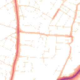 Daytime road noise heatmap for SN14 0DF