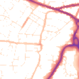Daytime road noise heatmap for SN14 0DU