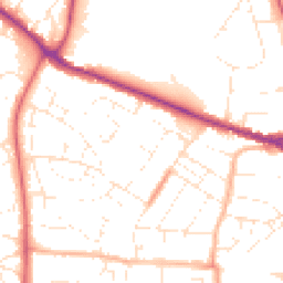 Daytime road noise heatmap for SN14 0EZ