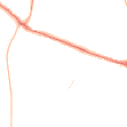 Night-time road noise heatmap for SN14 0EZ