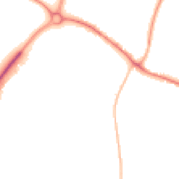 Night-time road noise heatmap for SN14 0JY