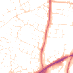 Daytime road noise heatmap for SN14 0NX