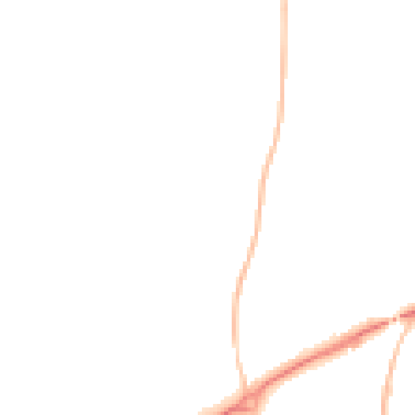 Night-time road noise heatmap for SN14 0NX