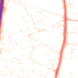 Daytime road noise heatmap for SN14 0PR
