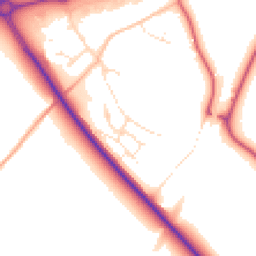Daytime road noise heatmap for SN14 0YU