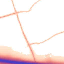 Daytime road noise heatmap for SN14 6AJ