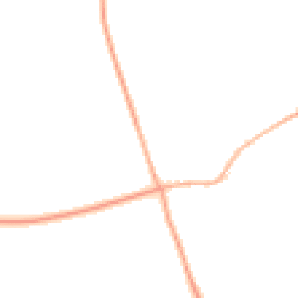 Daytime road noise heatmap for SN14 6AN