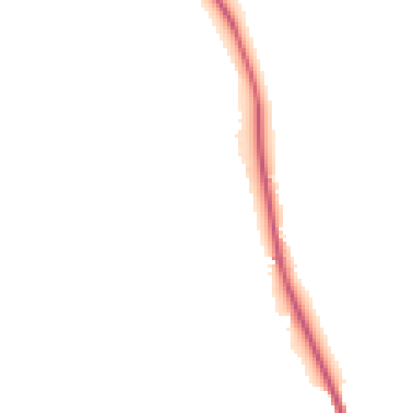 Night-time road noise heatmap for SN14 6AX