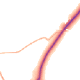 Daytime road noise heatmap for SN14 6BF