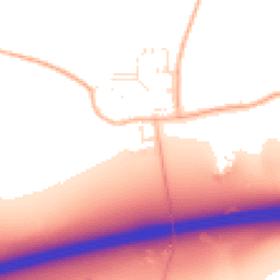 Daytime road noise heatmap for SN14 6DF