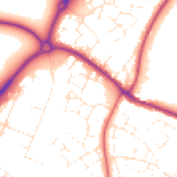 Daytime road noise heatmap for SN14 6GA
