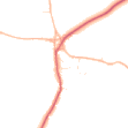 Daytime road noise heatmap for SN14 6GZ