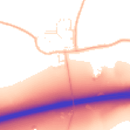 Daytime road noise heatmap for SN14 6HE