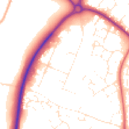 Daytime road noise heatmap for SN14 6LH