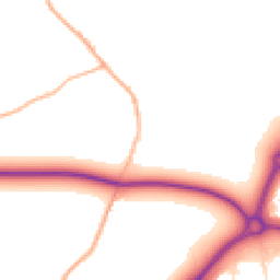 Daytime road noise heatmap for SN14 6LJ