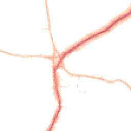 Daytime road noise heatmap for SN14 6PB