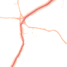 Daytime road noise heatmap for SN14 6PF