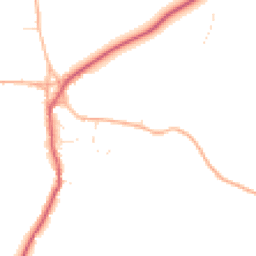 Daytime road noise heatmap for SN14 6PG