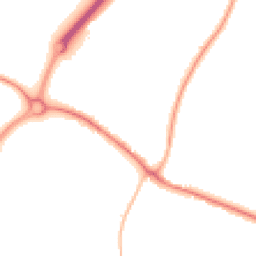 Night-time road noise heatmap for SN14 6QD