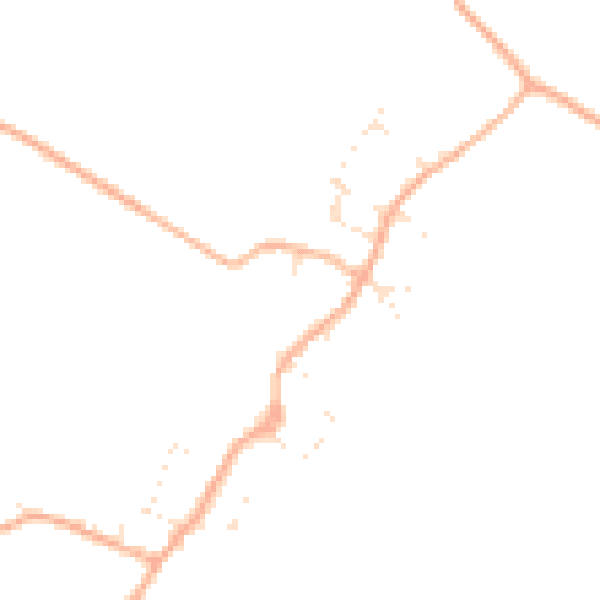 Daytime road noise heatmap for SN14 6QW