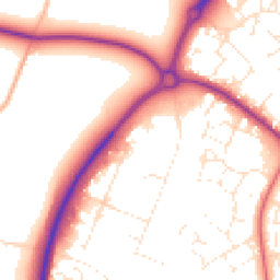Daytime road noise heatmap for SN14 6RB