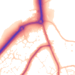Daytime road noise heatmap for SN14 6RP