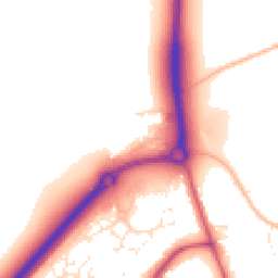 Daytime road noise heatmap for SN14 6UZ