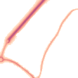 Night-time road noise heatmap for SN14 6XL