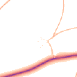 Daytime road noise heatmap for SN14 7AZ