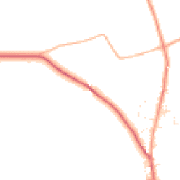 Daytime road noise heatmap for SN14 7BW